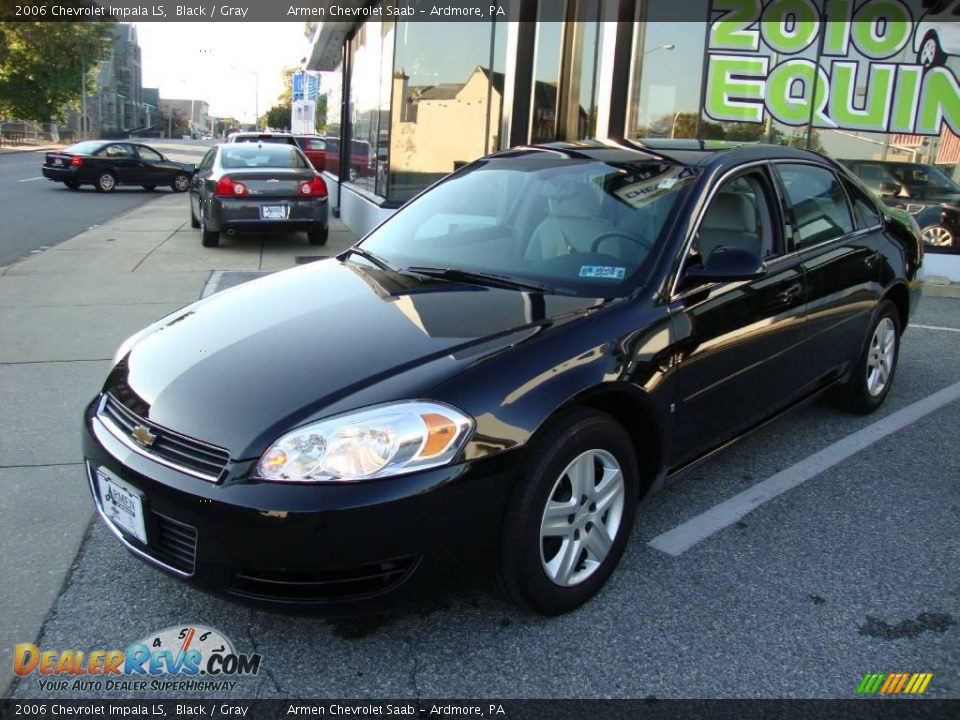 2006 Chevrolet Impala LS Black / Gray Photo #1