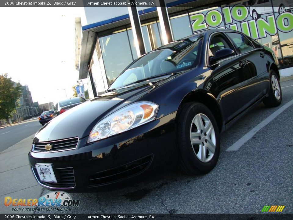 2006 Chevrolet Impala LS Black / Gray Photo #2