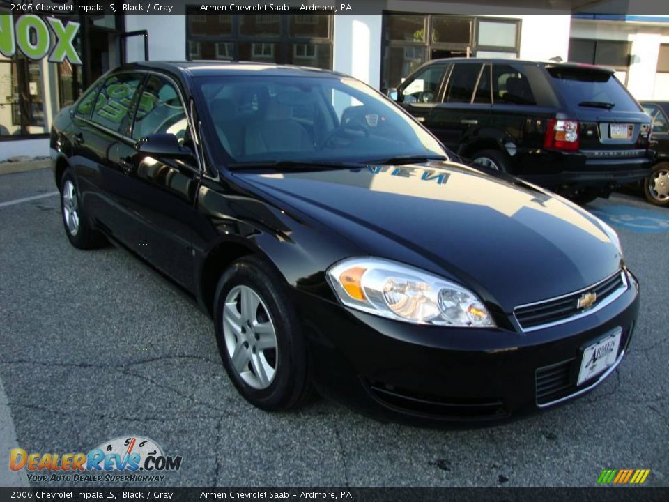 2006 Chevrolet Impala LS Black / Gray Photo #4