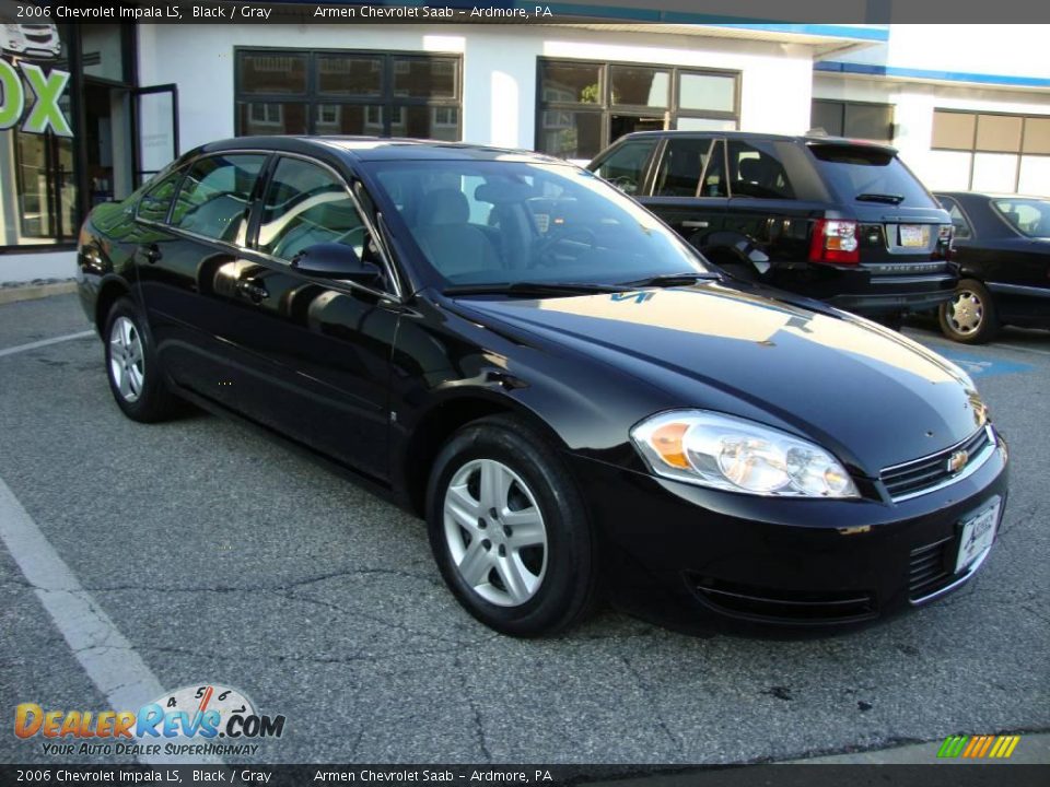 2006 Chevrolet Impala LS Black / Gray Photo #5