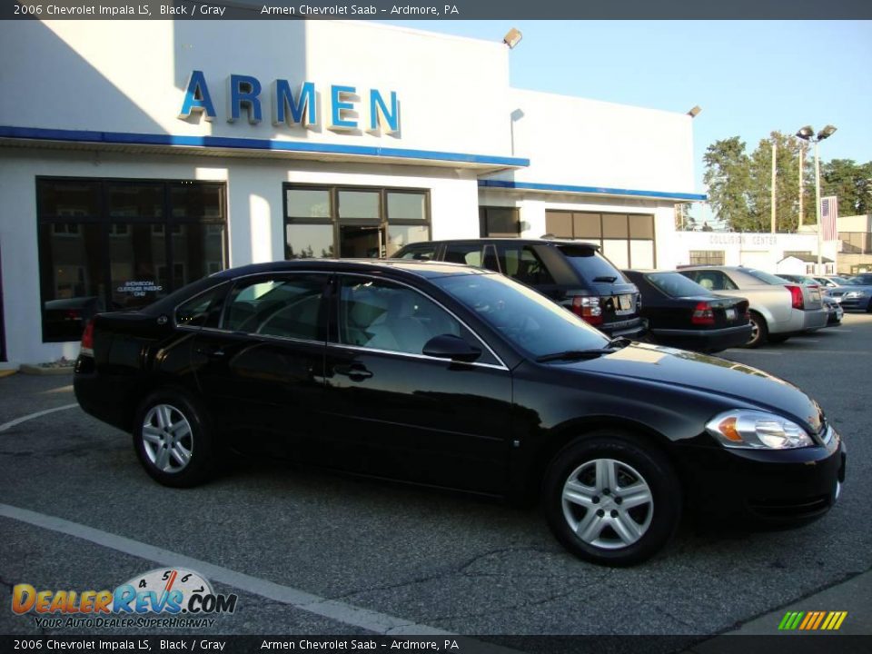 2006 Chevrolet Impala LS Black / Gray Photo #6