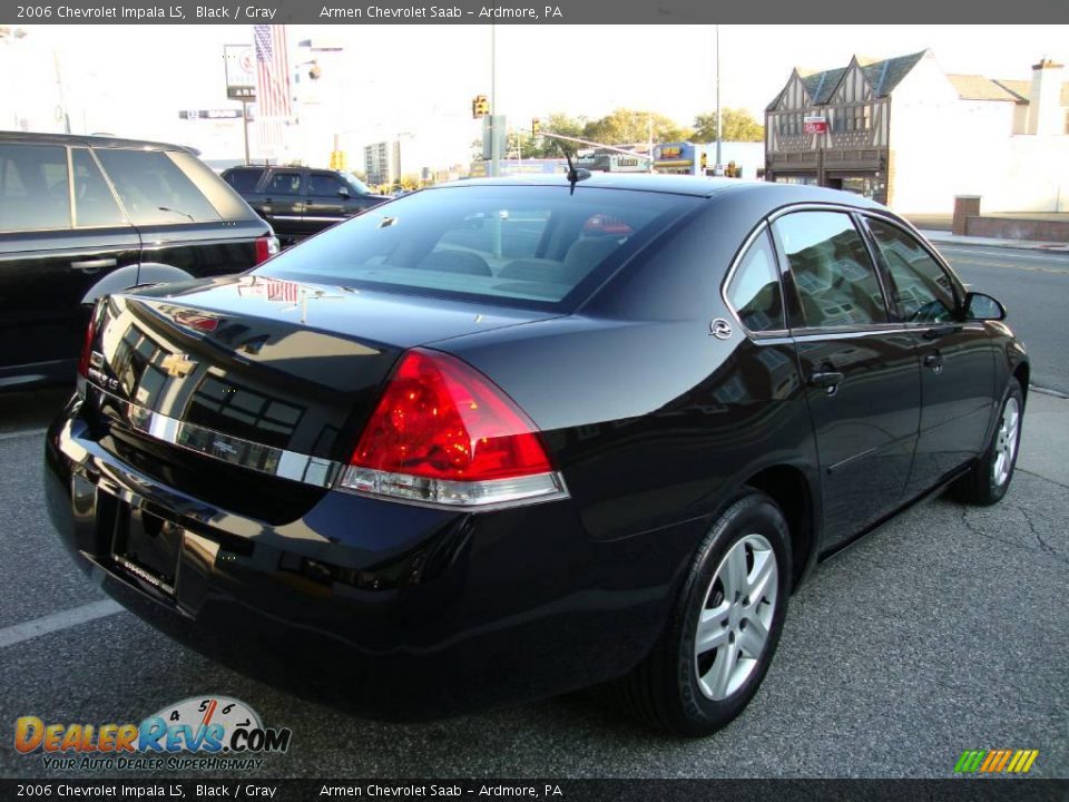 2006 Chevrolet Impala LS Black / Gray Photo #7