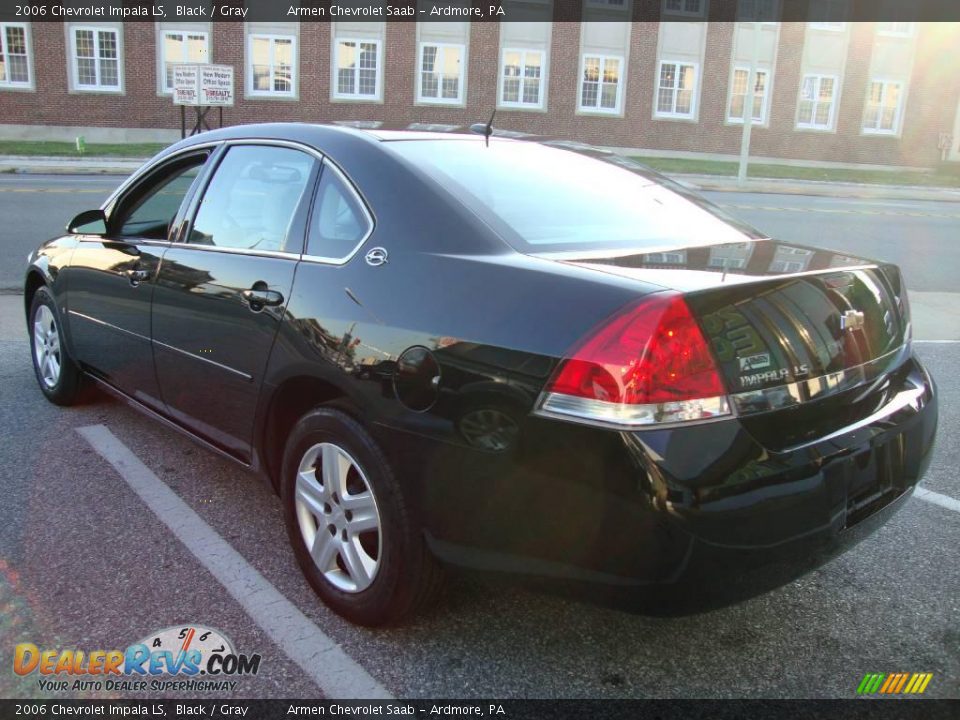 2006 Chevrolet Impala LS Black / Gray Photo #9