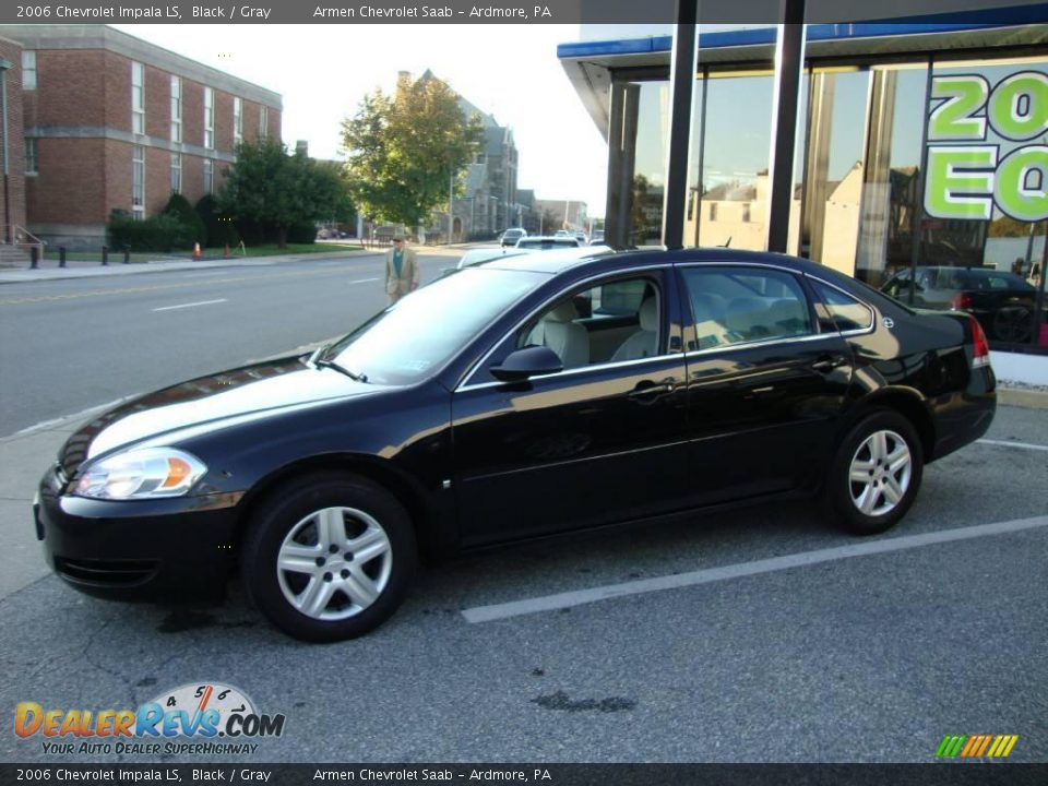 2006 Chevrolet Impala LS Black / Gray Photo #10