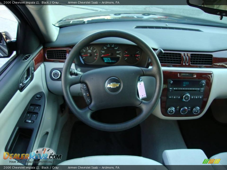 2006 Chevrolet Impala LS Black / Gray Photo #25