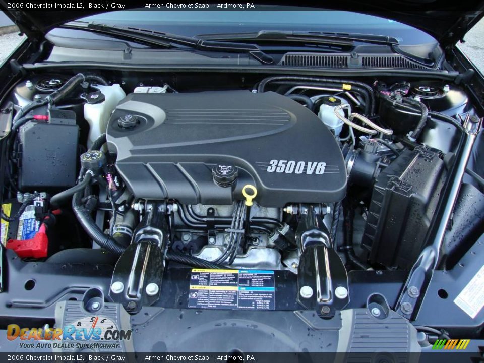 2006 Chevrolet Impala LS Black / Gray Photo #26