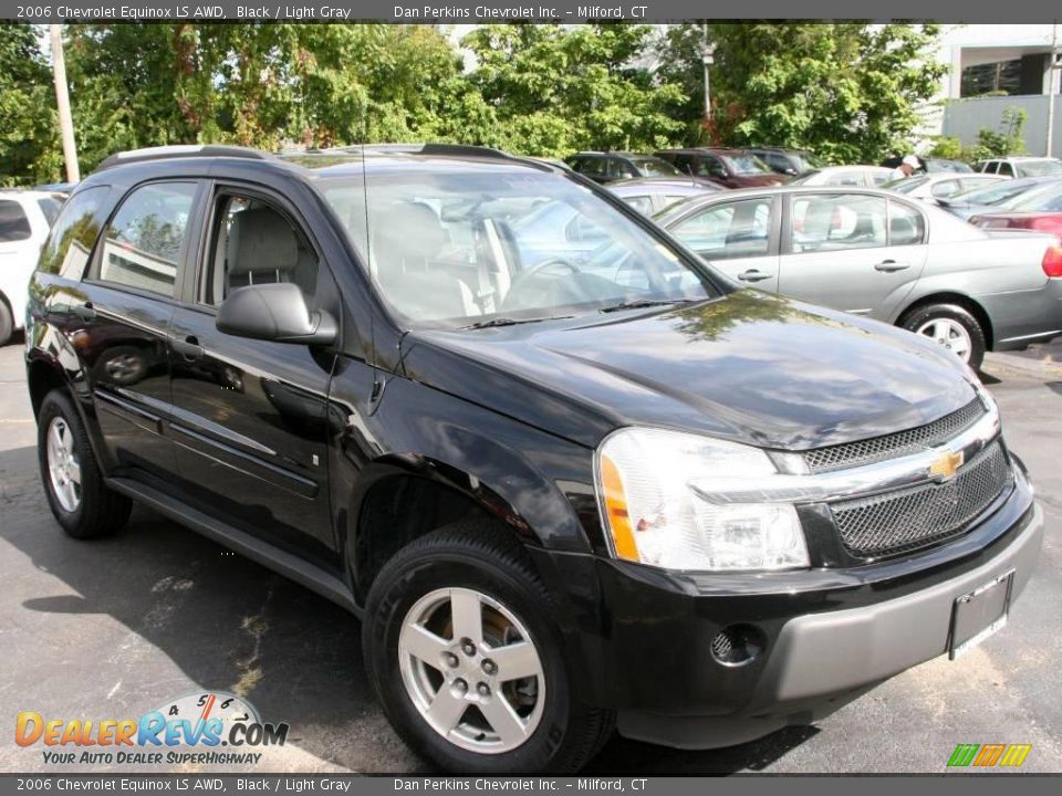 2006 Chevrolet Equinox LS AWD Black / Light Gray Photo #3