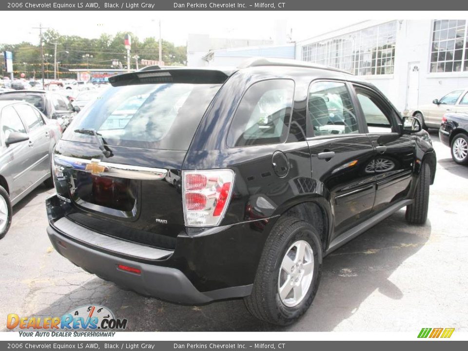 2006 Chevrolet Equinox LS AWD Black / Light Gray Photo #5