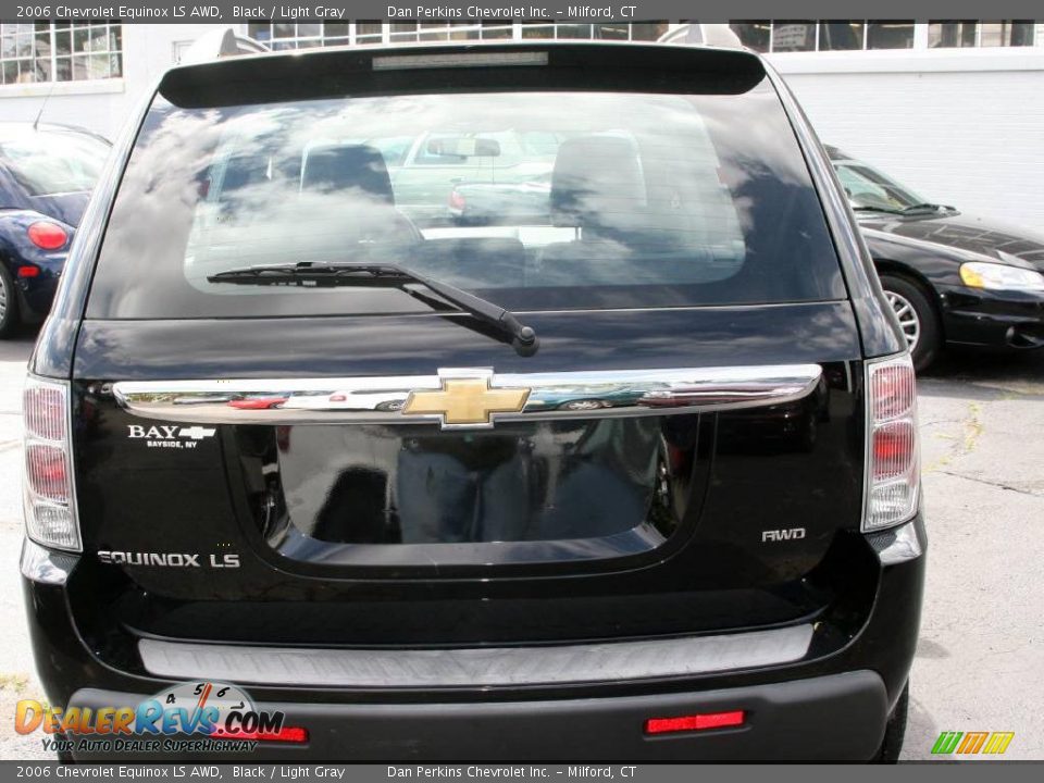 2006 Chevrolet Equinox LS AWD Black / Light Gray Photo #7