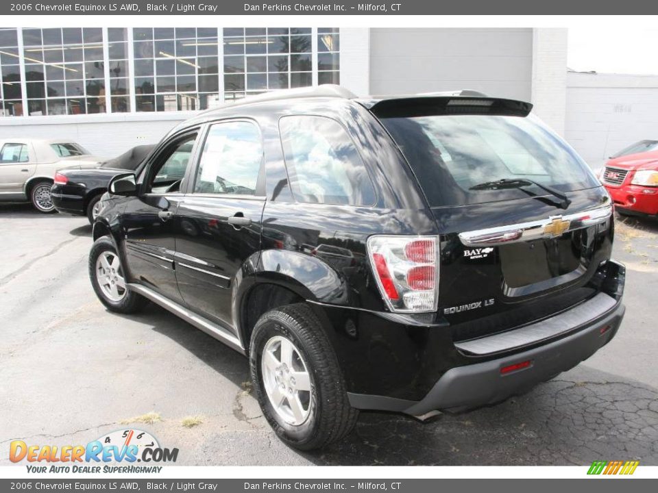 2006 Chevrolet Equinox LS AWD Black / Light Gray Photo #8