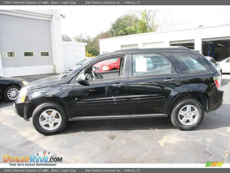 2006 Chevrolet Equinox LS AWD Black / Light Gray Photo #9