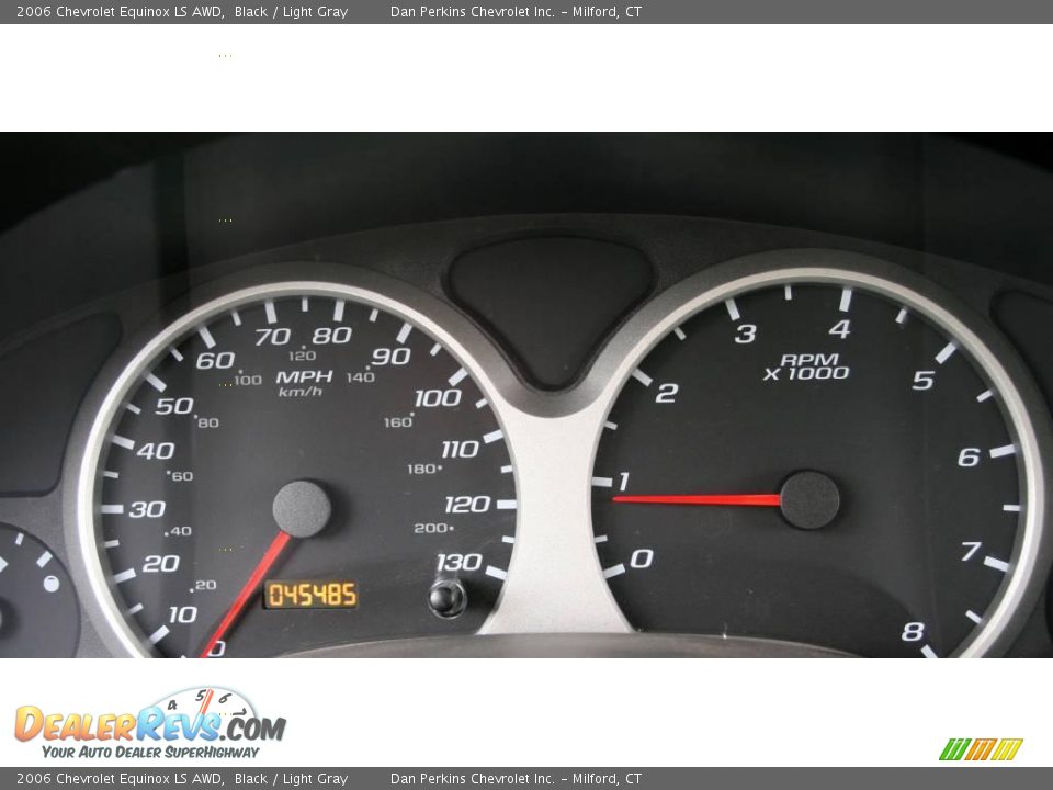 2006 Chevrolet Equinox LS AWD Black / Light Gray Photo #12