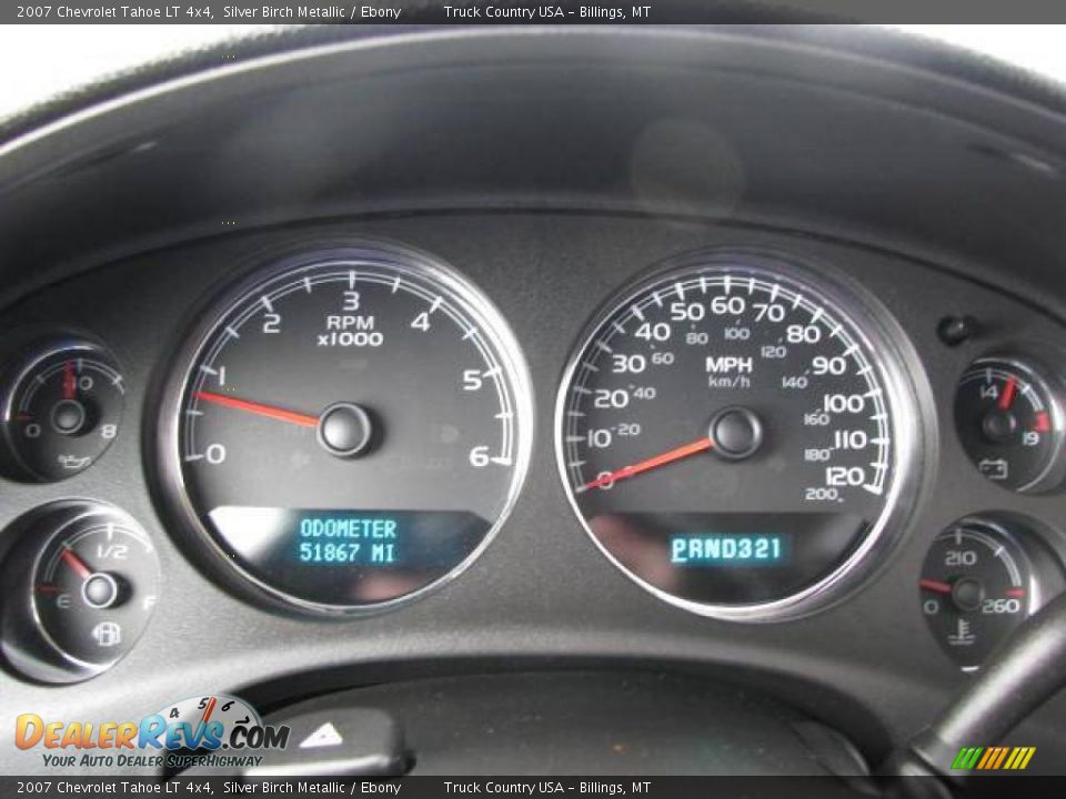 2007 Chevrolet Tahoe LT 4x4 Silver Birch Metallic / Ebony Photo #16