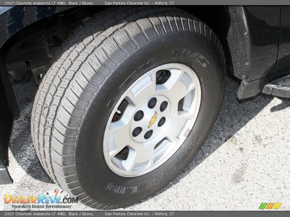 2007 Chevrolet Avalanche LT 4WD Black / Ebony Photo #10