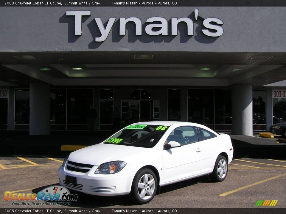 2008 Chevrolet Cobalt LT Coupe Summit White / Gray Photo #1