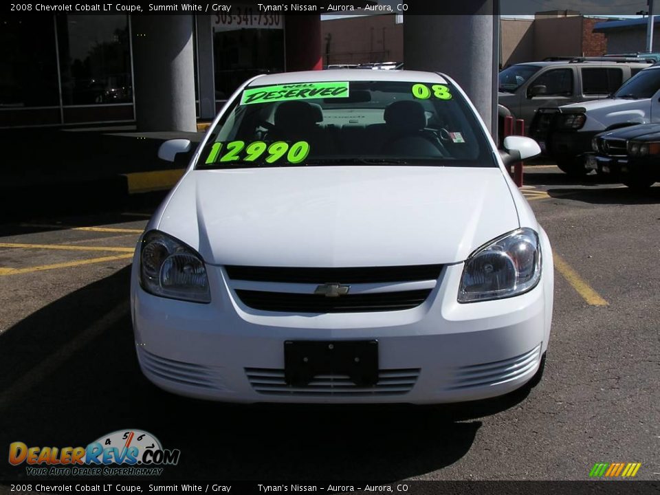 2008 Chevrolet Cobalt LT Coupe Summit White / Gray Photo #2