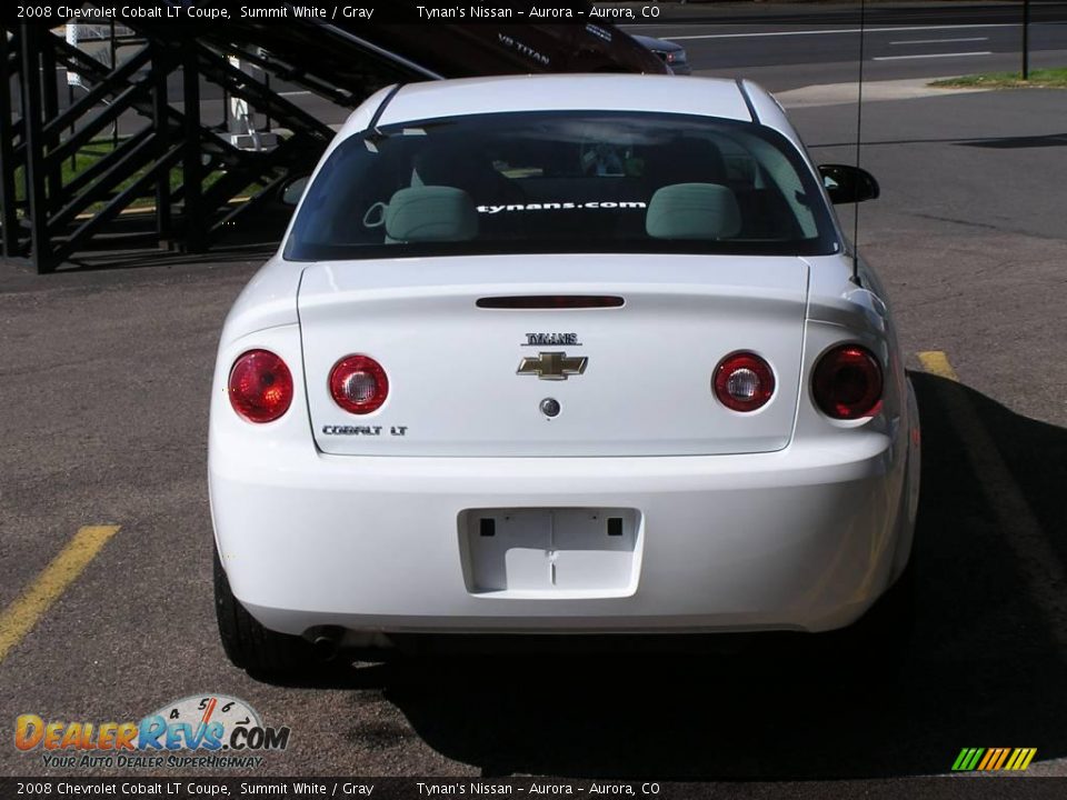 2008 Chevrolet Cobalt LT Coupe Summit White / Gray Photo #5