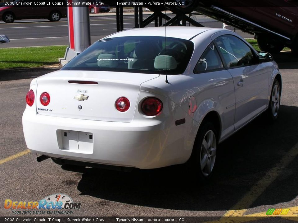 2008 Chevrolet Cobalt LT Coupe Summit White / Gray Photo #6