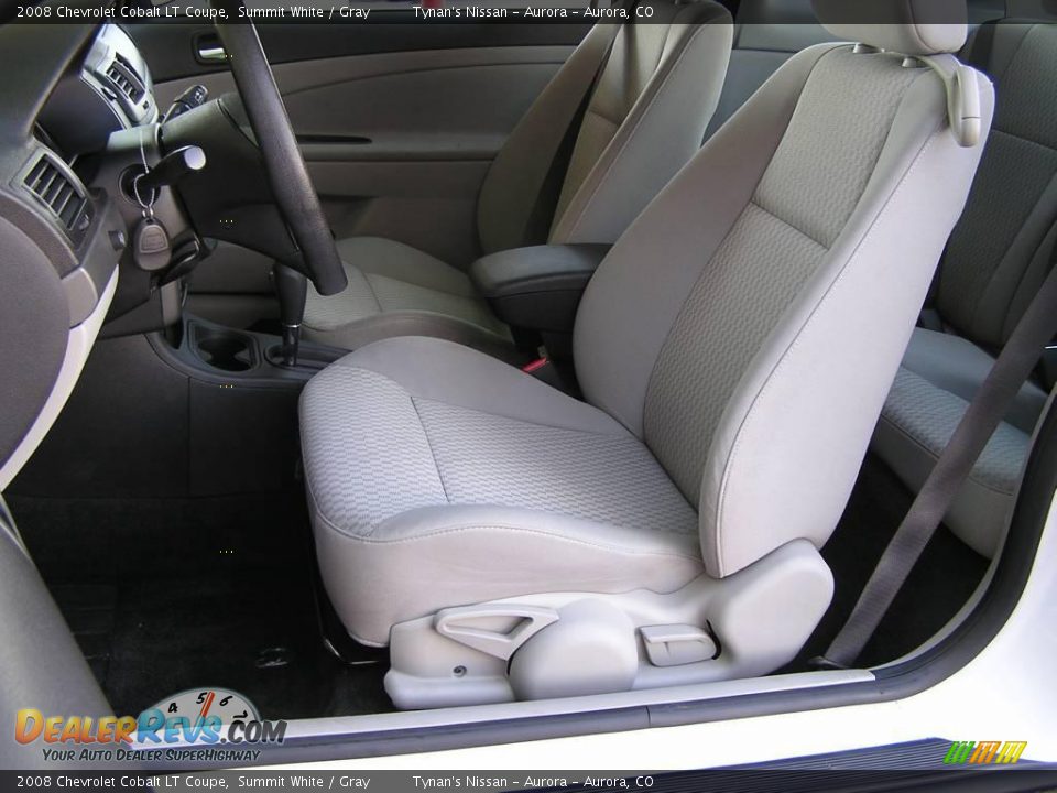 2008 Chevrolet Cobalt LT Coupe Summit White / Gray Photo #7