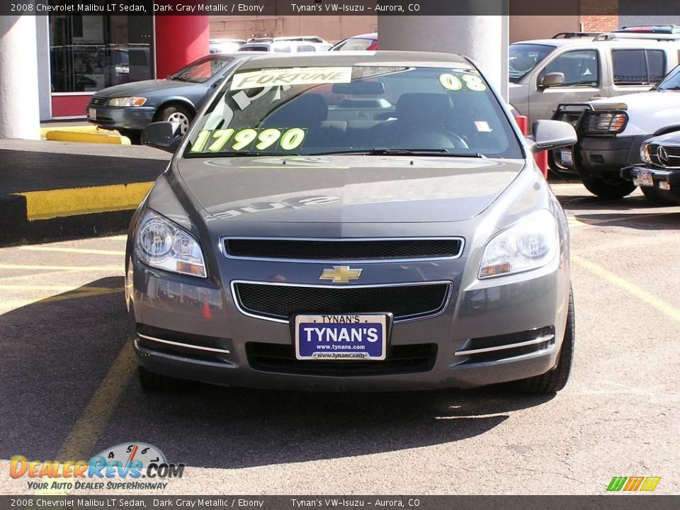 2008 Chevrolet Malibu LT Sedan Dark Gray Metallic / Ebony Photo #2