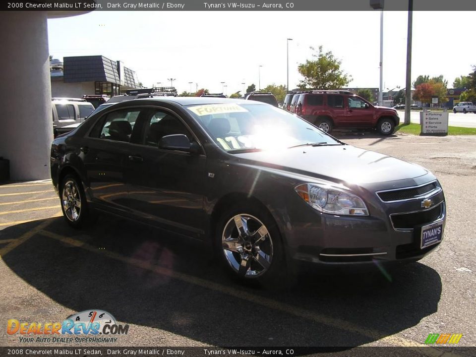 2008 Chevrolet Malibu LT Sedan Dark Gray Metallic / Ebony Photo #3