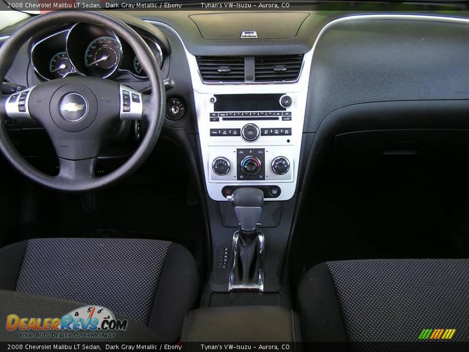 2008 Chevrolet Malibu LT Sedan Dark Gray Metallic / Ebony Photo #8