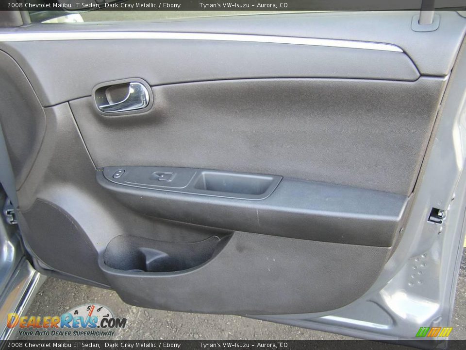 2008 Chevrolet Malibu LT Sedan Dark Gray Metallic / Ebony Photo #14