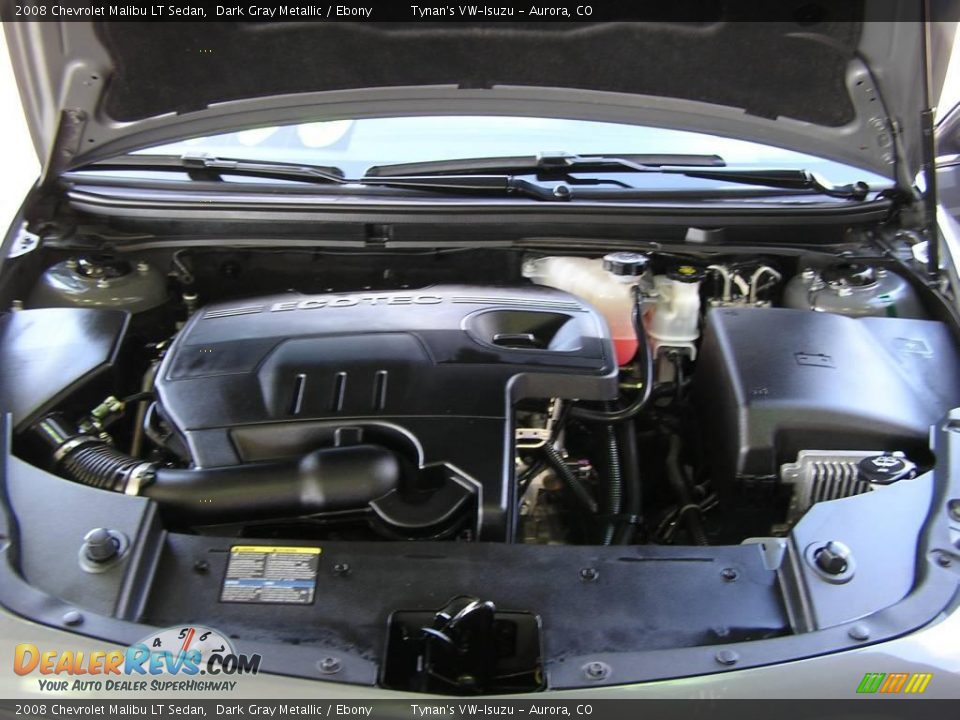 2008 Chevrolet Malibu LT Sedan Dark Gray Metallic / Ebony Photo #15