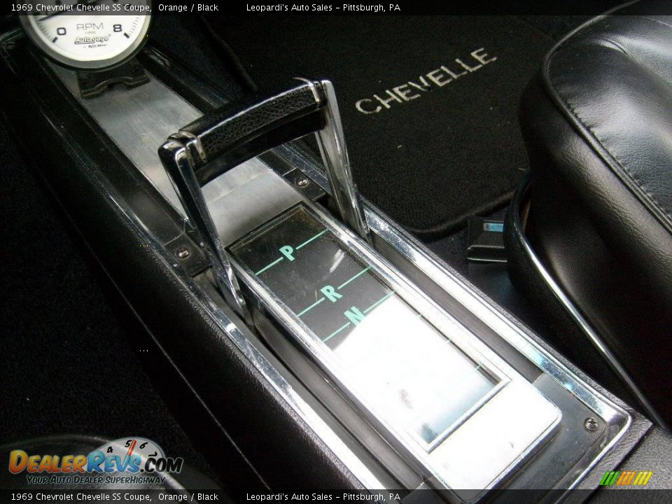 1969 Chevrolet Chevelle SS Coupe Orange / Black Photo #17