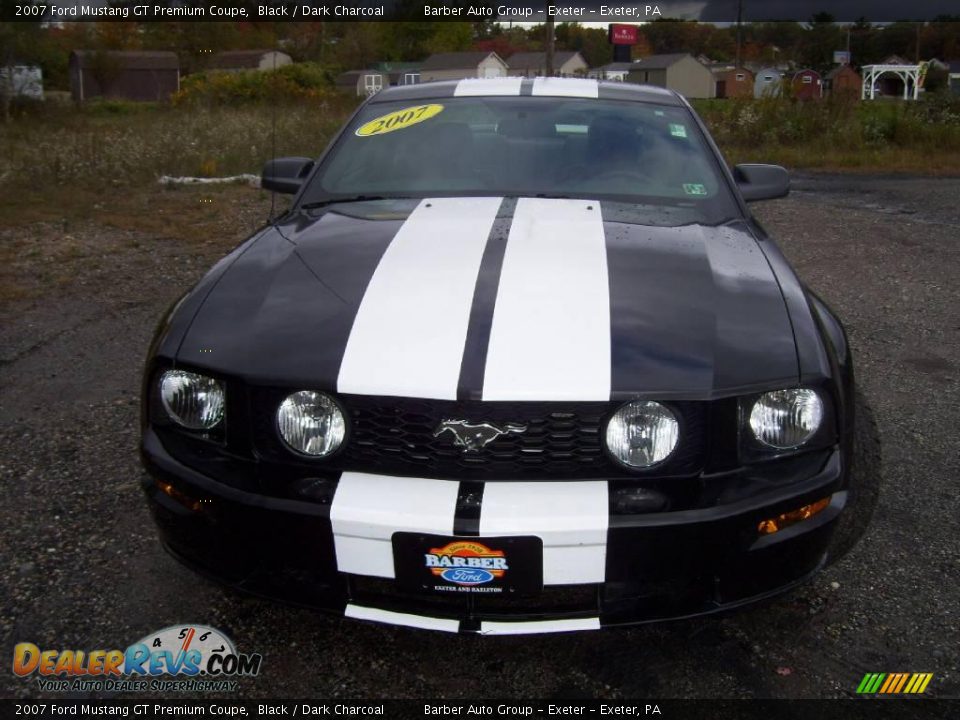 2007 Ford Mustang GT Premium Coupe Black / Dark Charcoal Photo #2