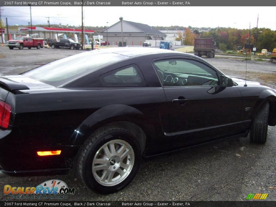2007 Ford Mustang GT Premium Coupe Black / Dark Charcoal Photo #4