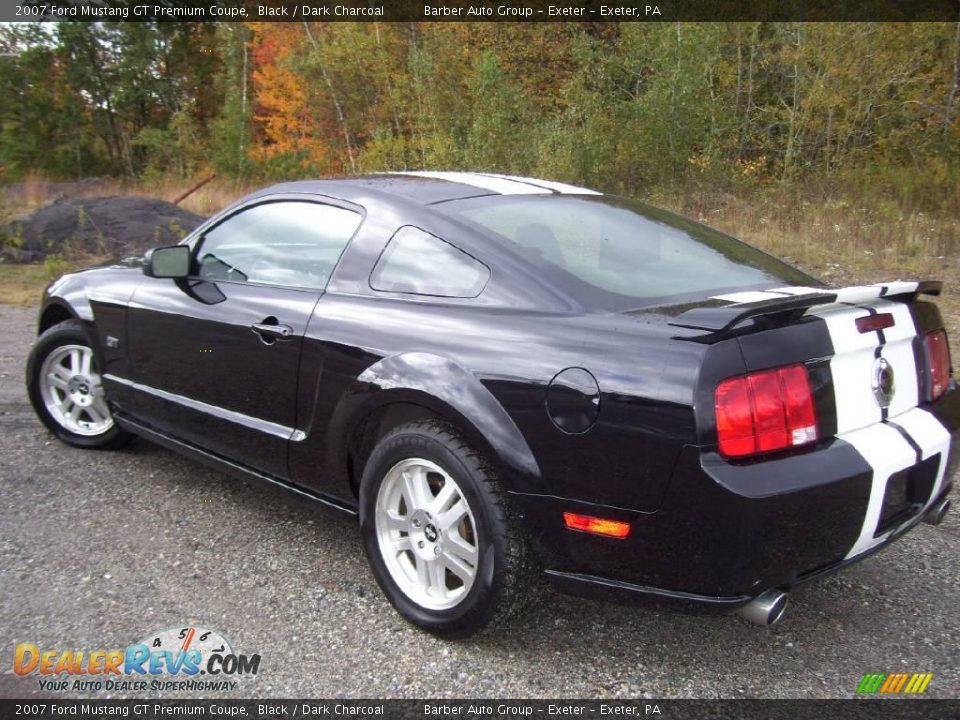2007 Ford Mustang GT Premium Coupe Black / Dark Charcoal Photo #5
