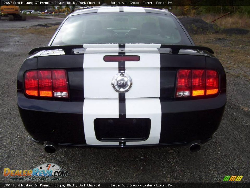 2007 Ford Mustang GT Premium Coupe Black / Dark Charcoal Photo #6