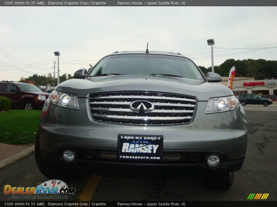 2005 Infiniti FX 35 AWD Diamond Graphite Gray / Graphite Photo #2