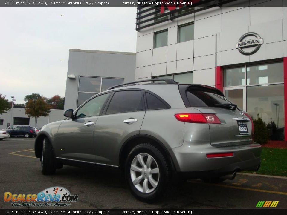 2005 Infiniti FX 35 AWD Diamond Graphite Gray / Graphite Photo #6