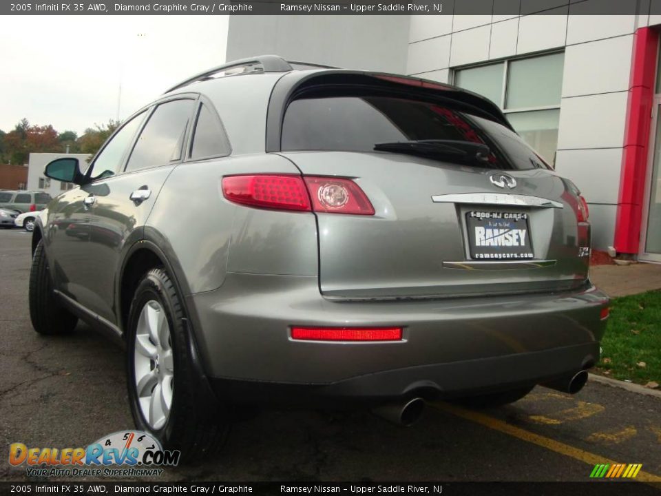 2005 Infiniti FX 35 AWD Diamond Graphite Gray / Graphite Photo #7