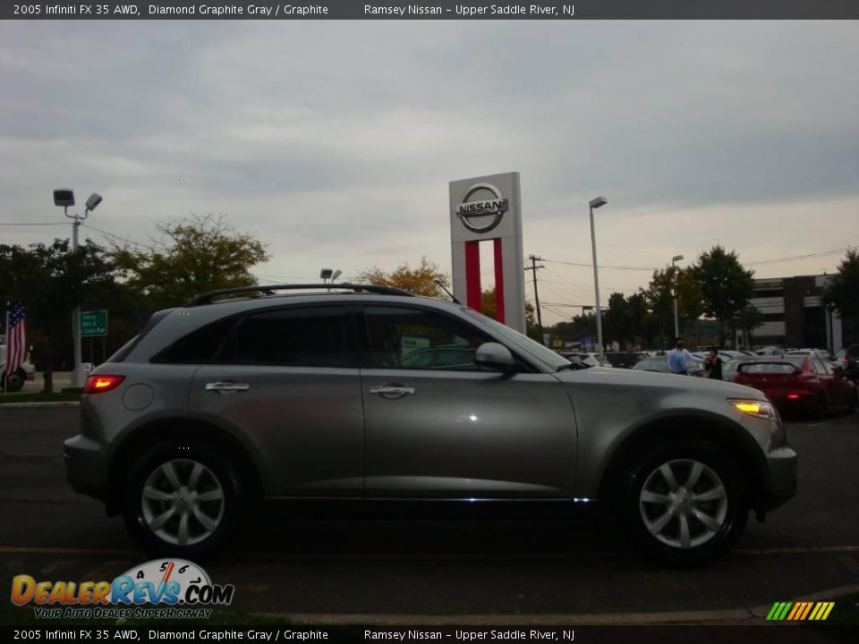 2005 Infiniti FX 35 AWD Diamond Graphite Gray / Graphite Photo #11