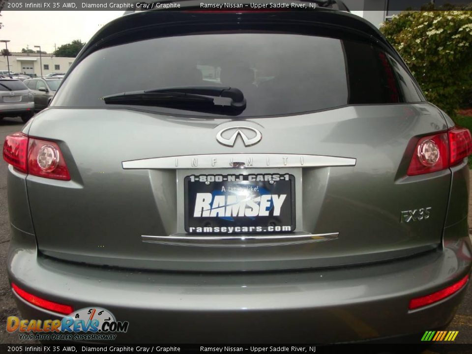 2005 Infiniti FX 35 AWD Diamond Graphite Gray / Graphite Photo #19