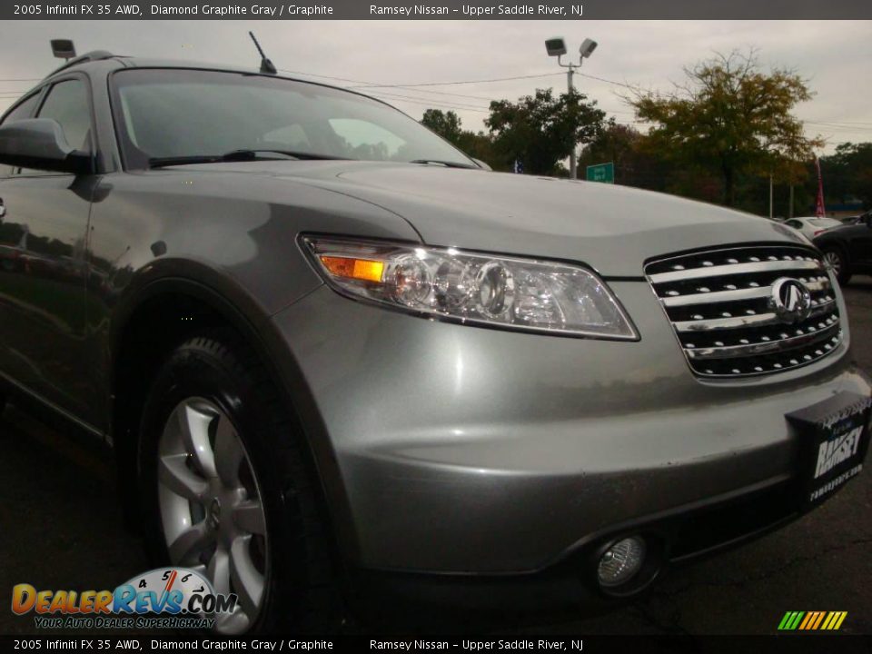 2005 Infiniti FX 35 AWD Diamond Graphite Gray / Graphite Photo #22