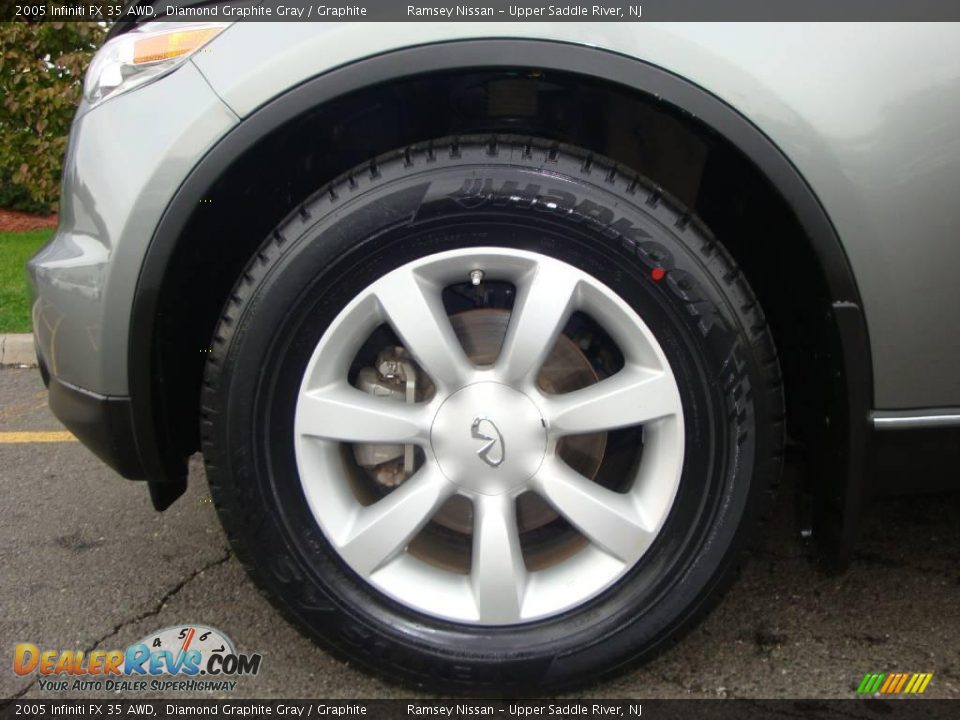 2005 Infiniti FX 35 AWD Diamond Graphite Gray / Graphite Photo #23