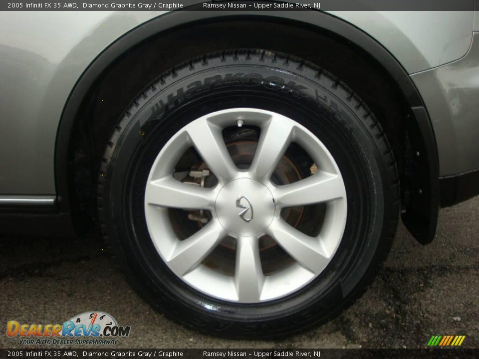2005 Infiniti FX 35 AWD Diamond Graphite Gray / Graphite Photo #24