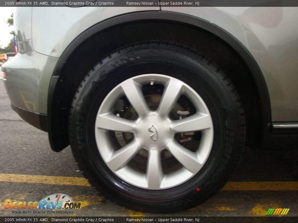 2005 Infiniti FX 35 AWD Diamond Graphite Gray / Graphite Photo #25