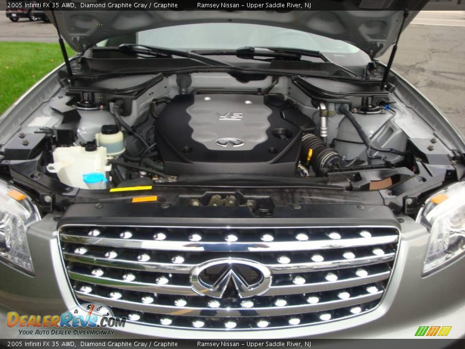 2005 Infiniti FX 35 AWD Diamond Graphite Gray / Graphite Photo #27