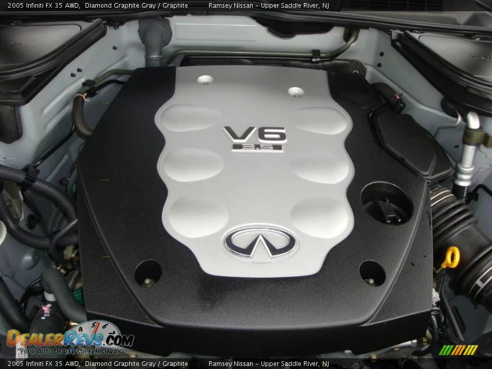 2005 Infiniti FX 35 AWD Diamond Graphite Gray / Graphite Photo #28