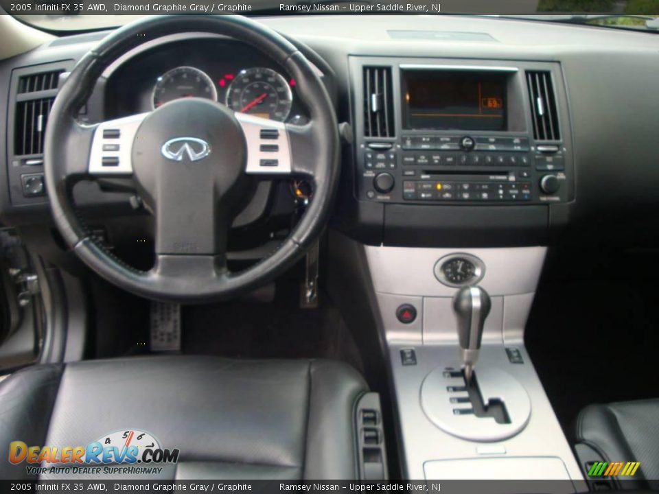 2005 Infiniti FX 35 AWD Diamond Graphite Gray / Graphite Photo #32