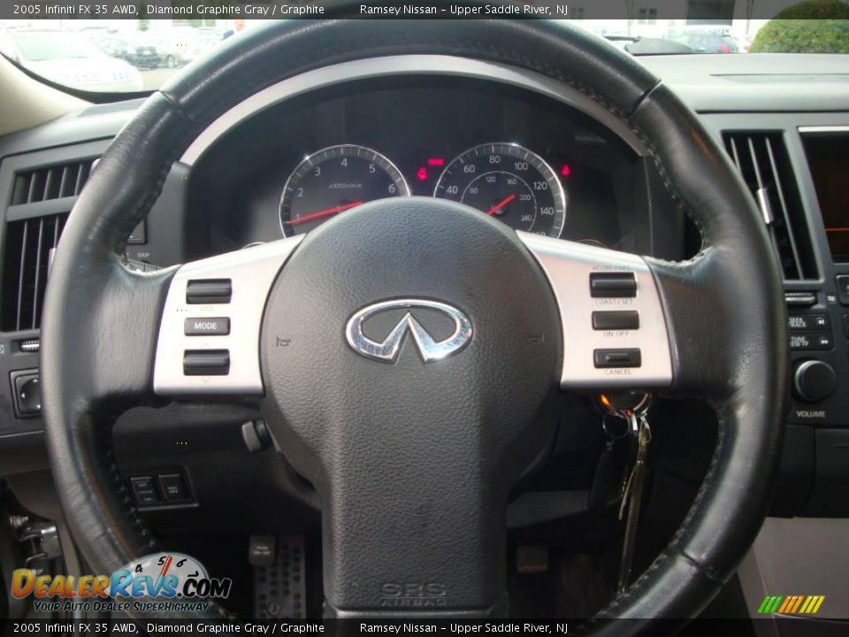 2005 Infiniti FX 35 AWD Diamond Graphite Gray / Graphite Photo #33