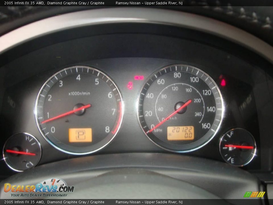 2005 Infiniti FX 35 AWD Diamond Graphite Gray / Graphite Photo #34