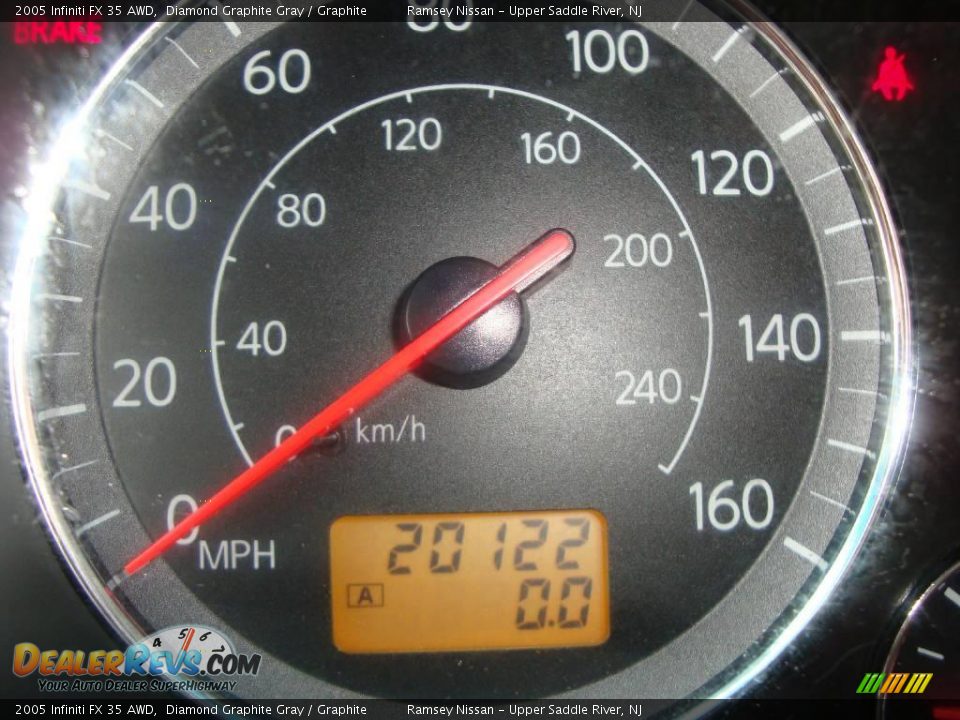 2005 Infiniti FX 35 AWD Diamond Graphite Gray / Graphite Photo #35