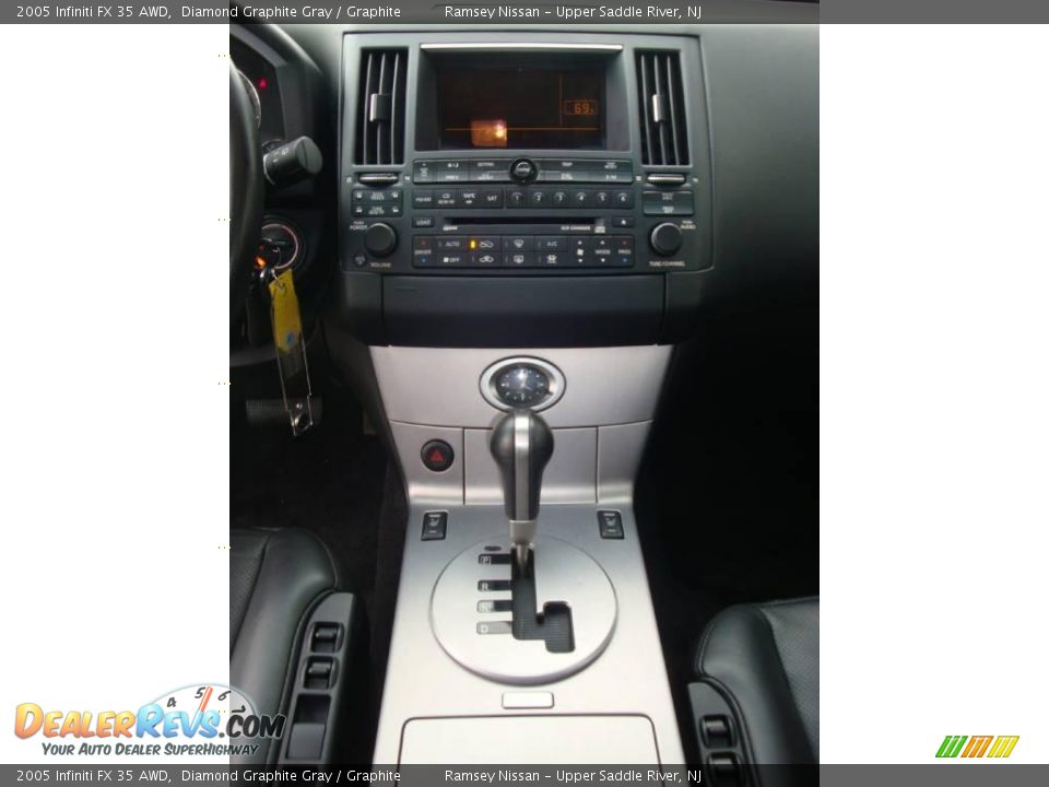 2005 Infiniti FX 35 AWD Diamond Graphite Gray / Graphite Photo #36