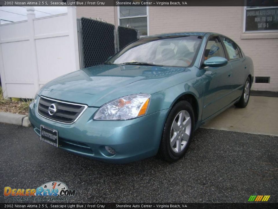 2002 Nissan Altima 2.5 S Seascape Light Blue / Frost Gray Photo #2